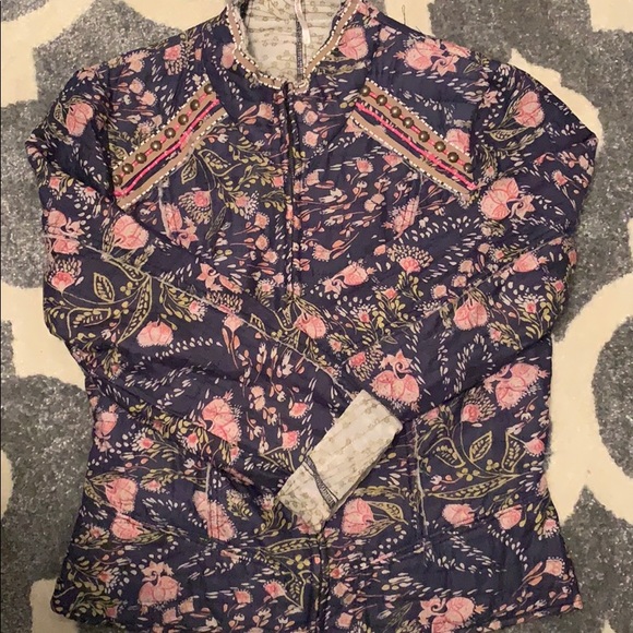 EUC Free People Meadow jacket size large. - Picture 2 of 6